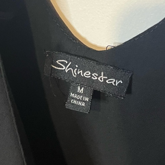 Shinestar Flowy Black Cami - Picture 3 of 6